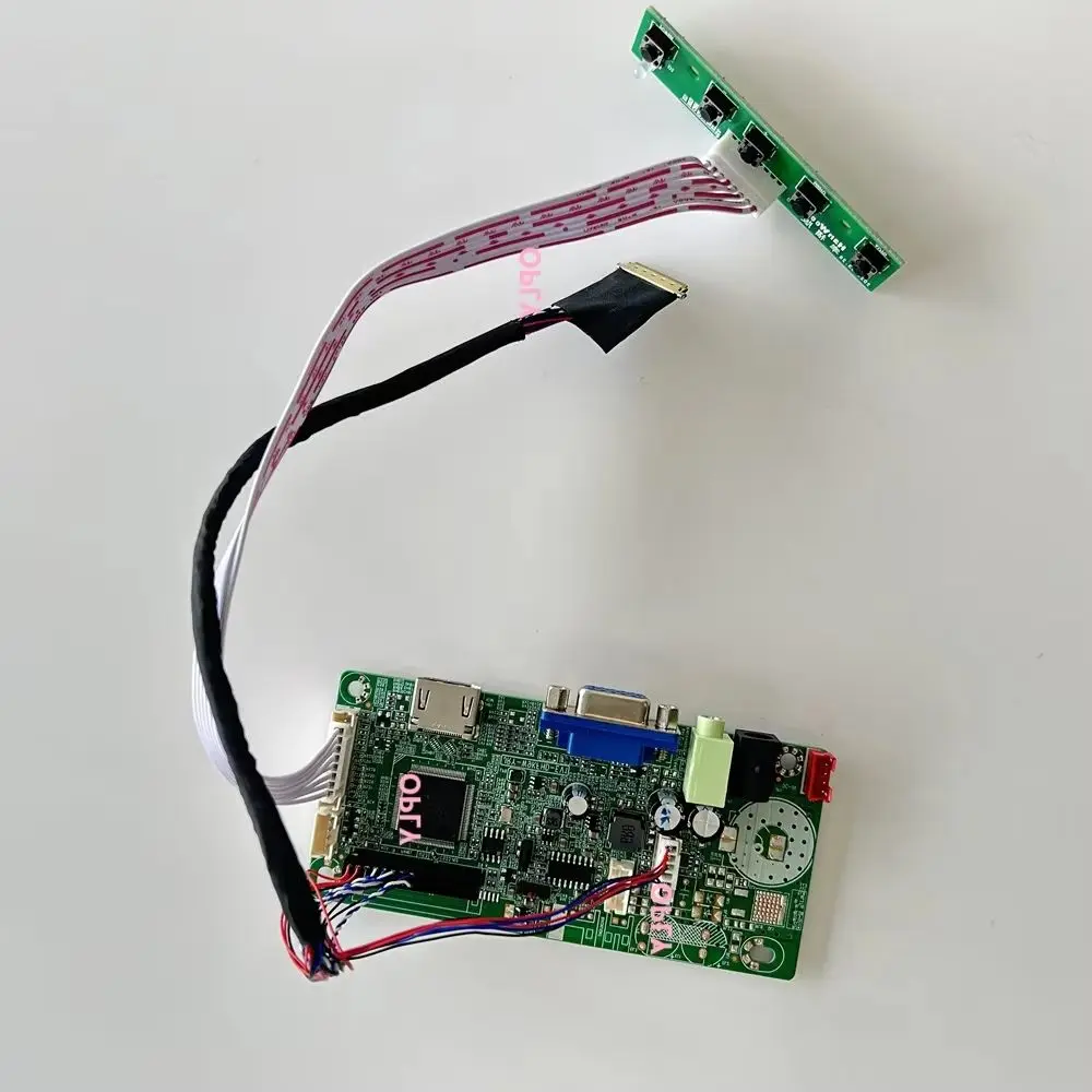 

Плата контроллера 58C HDMI-совместимая VGA для B140RW03 V1 B140RW03 V0 1600X900 Светодиодная панель 14-дюймовый экран монитора DIY
