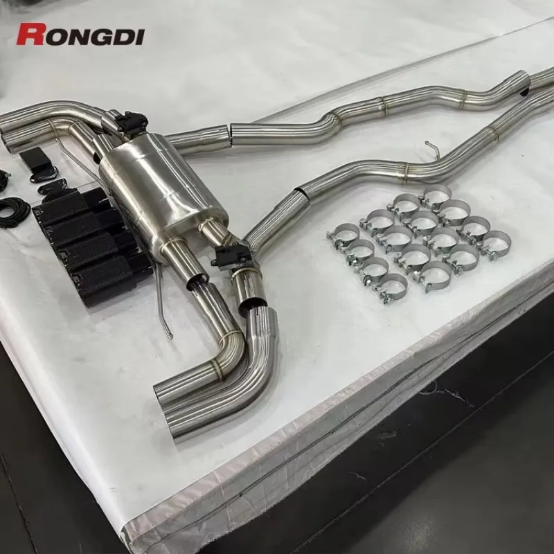 For BMW G42 M240i Exhaust B58 3.0T Stainless Steel 304 Pipes Valvetronic Muffler Remote Control Catback