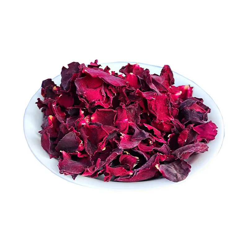 250g petali di rosa essiccati Inky red Natural Flower Bath Spa Whitening Shower Dry Petal Bathing relief massaggiatore per il corpo profumato