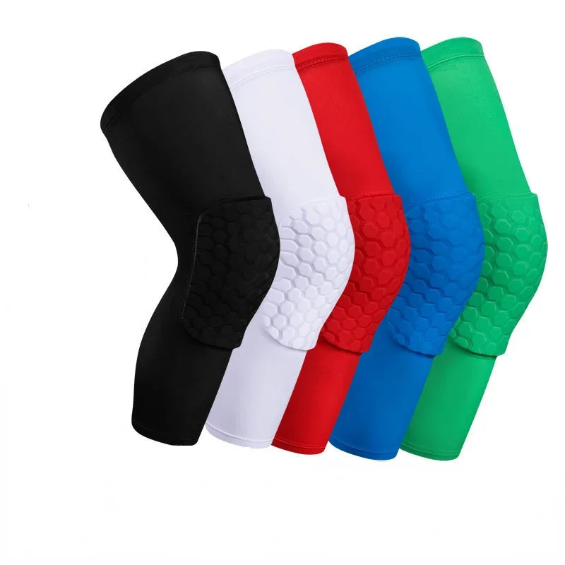 Compression Sports Knee Pads Protector Basketball Knee Brace Shooting Volleyball Supports Safety Kneepad Gym