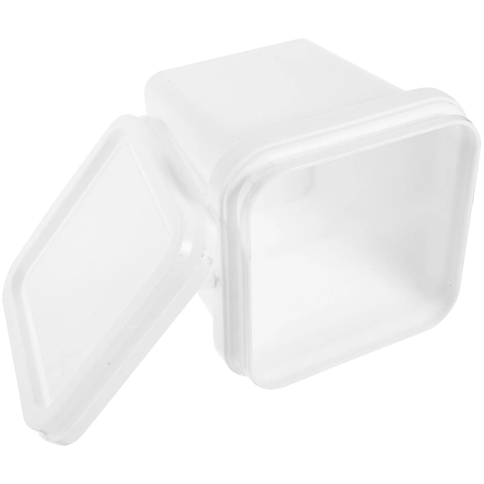 حاوية الطلاء مع غطاء 1 قطعة مقبض دلو بلاستيكي مانع للتسرب لتخزين الطلاء الزيتي دلو فني فارغ لوازم الرسم الحرفية #5