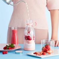 Wireless Charging 4 Blades Juicer Mini Portable Blender Fruit Mixers Extractors Multifunction Juice Maker Machine Small blender