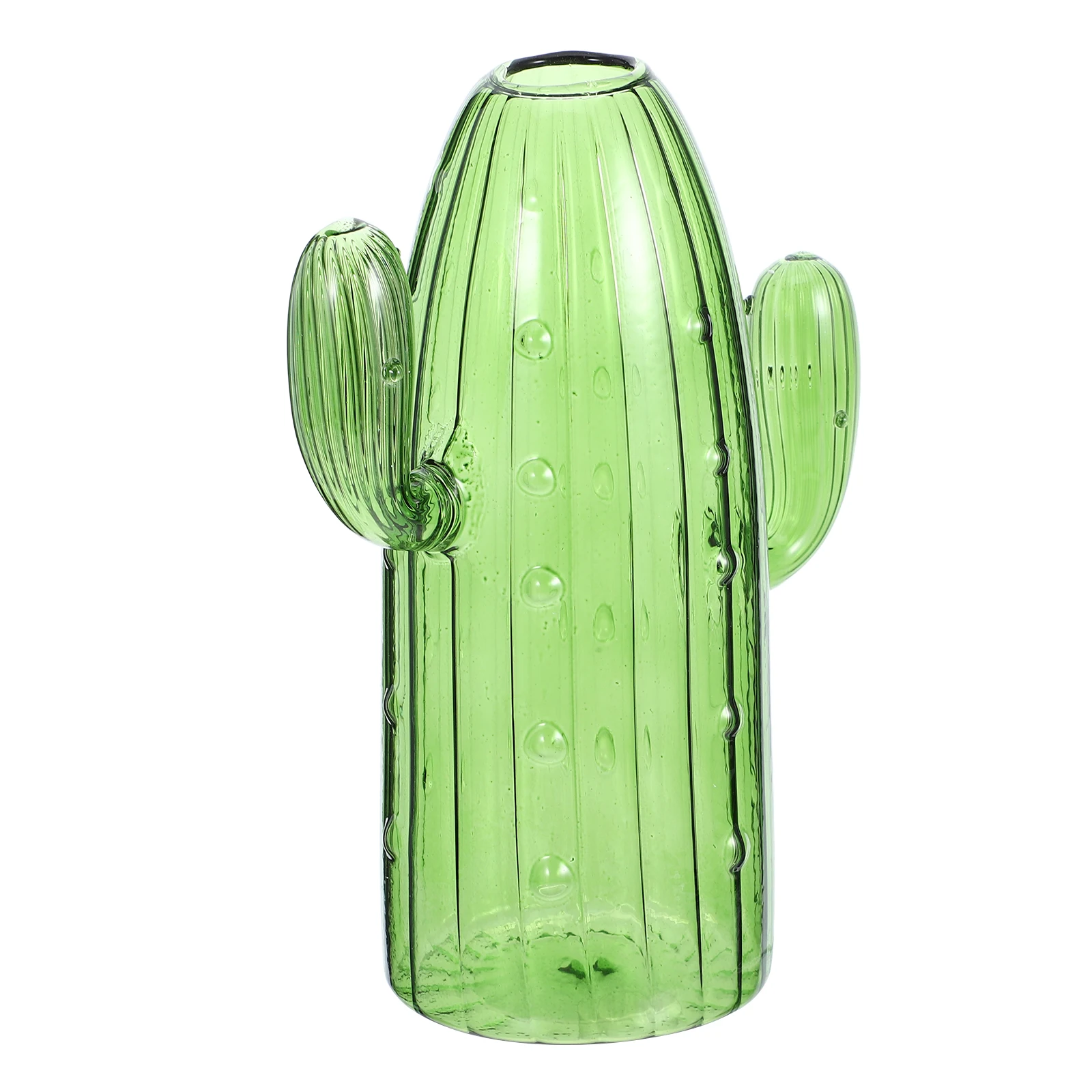 

Modern Cactus Shaped Hydroponic Glass Vase Clear Glass Flower Vase Table Decor Desktop Centerpiece Decorative Vases