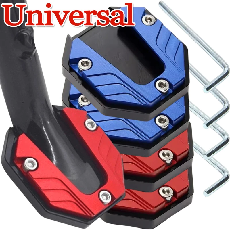 

Подставка для мотоцикла из алюминиевого сплава, удлинительная боковая подставка для ног, универсальная удлиненная подставка для ног для мотоцикла, опорная пластина