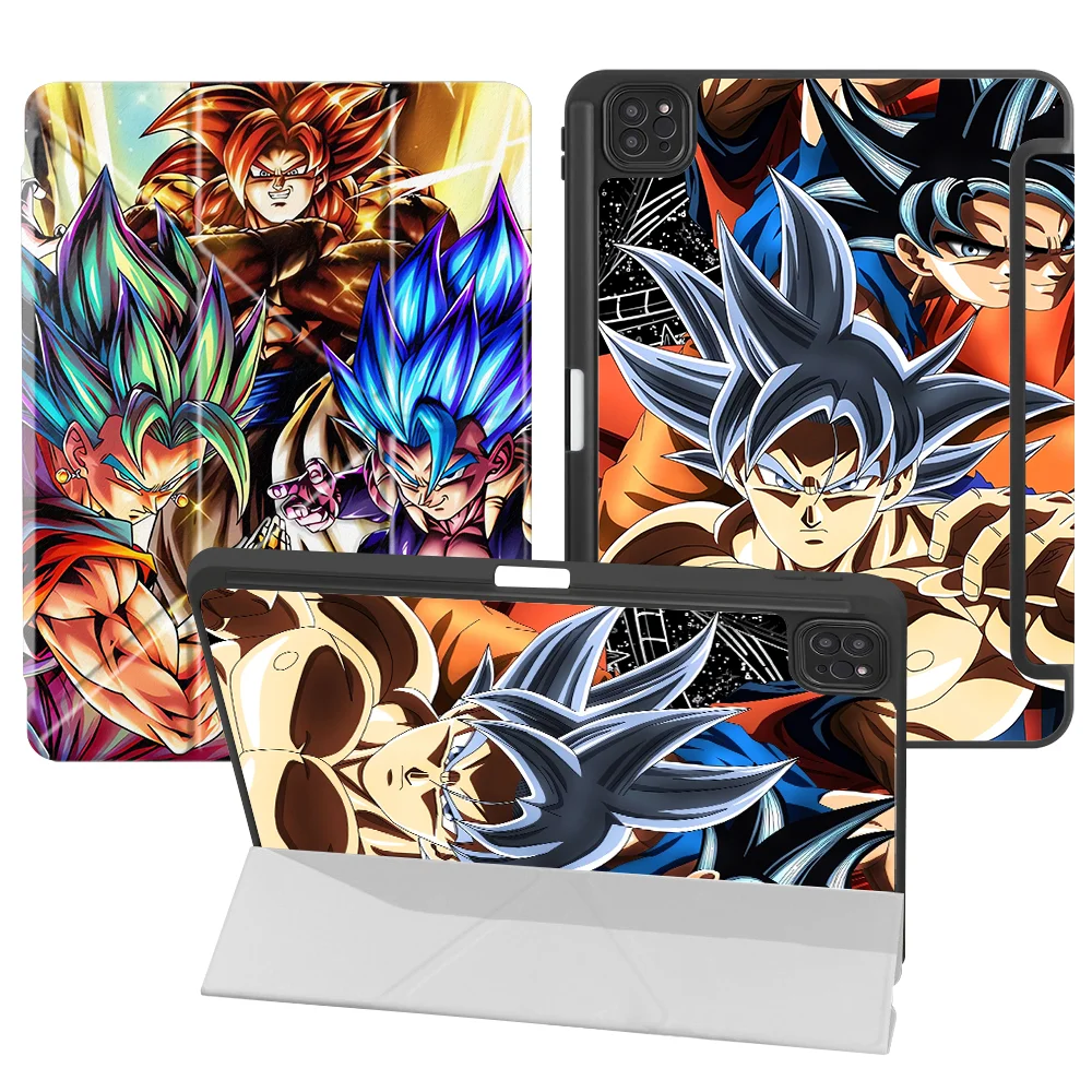 Japan D-Dragon B-Balls Tablet Case For iPad 11th Air 8 M2 M3 3 10th Gen Mini 7 6 5 12th Pro M4 13 2025 2026 9th With Pen Slot