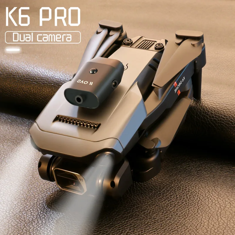 

New K6Pro RC Drone 4K Professinal 1080P HD ESC Camera Optical Flow Localization Four-way Obstacle Avoidance Quadcopter Vs K9 Pro