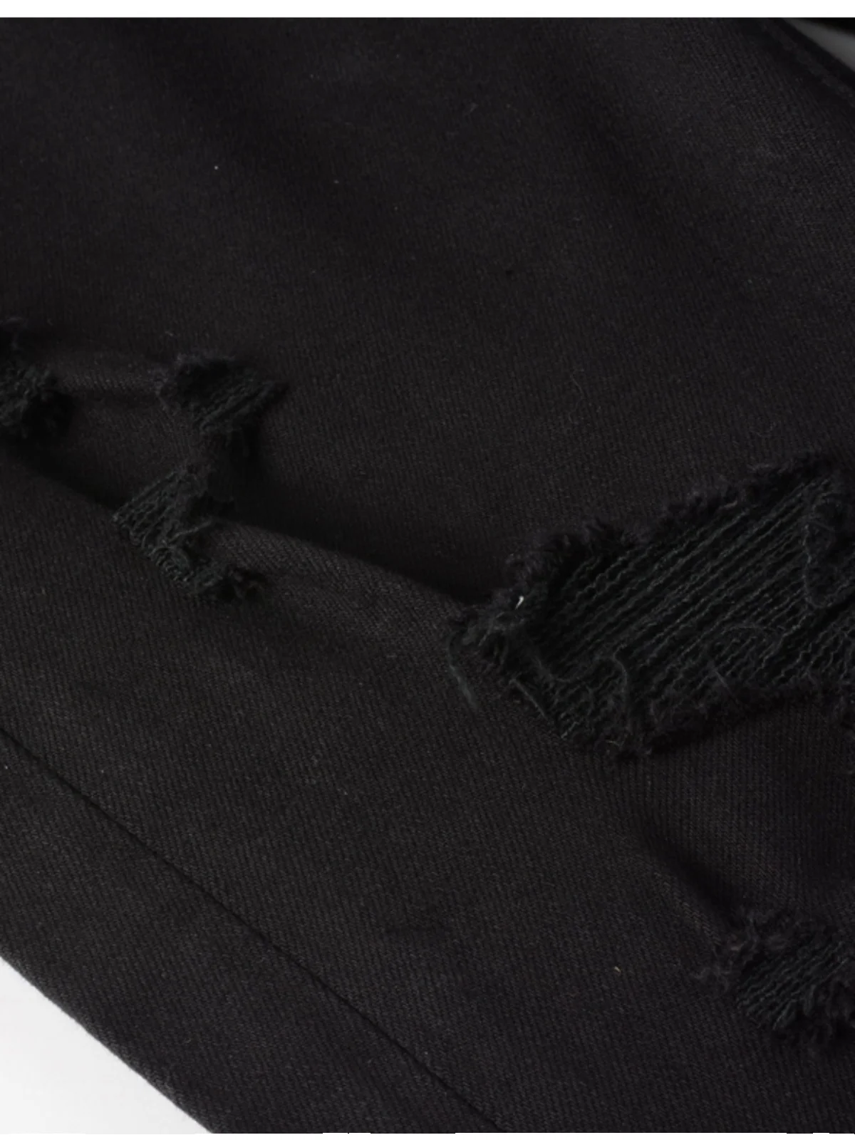 AMR ممزق الجينز MX شارع العليا ضيق صالح الدينيم السراويل Faion الحضرية Sle ملابس الشباب ارتداء مقاومة السراويل الطويلة مستقيم الساق