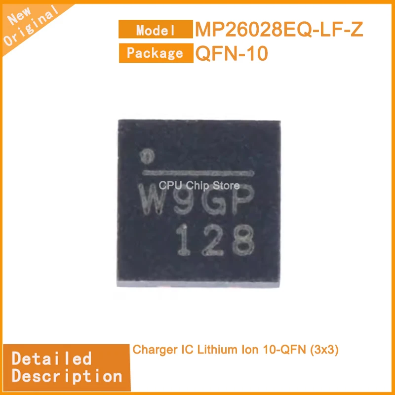 10Pcs/Lot  New Original  MP26028EQ-LF-Z  MP26028EQ  Charger IC Lithium Ion 10-QFN (3x3)