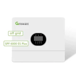 Growatt New Solar Energy Product Low Frequency 6Kw Off Grid Inverter Spf 6000Es Plus Single Phase 48Vdc Solar Inverters