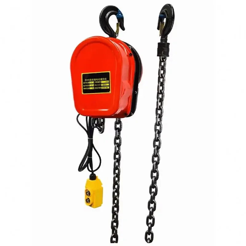 Low Price For Sale Portable Electric Crane Hoist 2T Hook Type Electric Chain Hoist