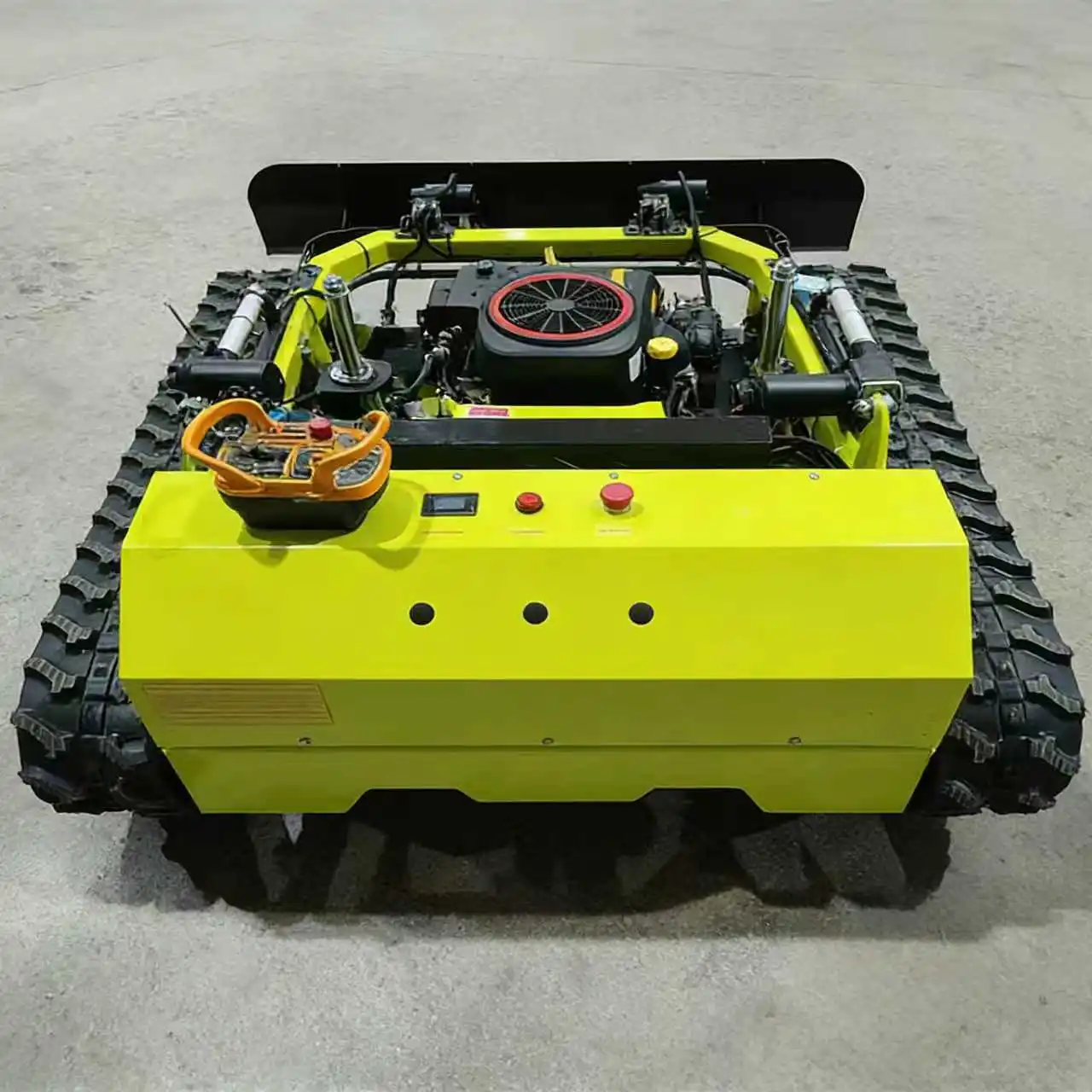 SAAO Professional Remote Control Track Lawn Mower All Terrain Mowing Machine for Hills Farms Orchards and Parks