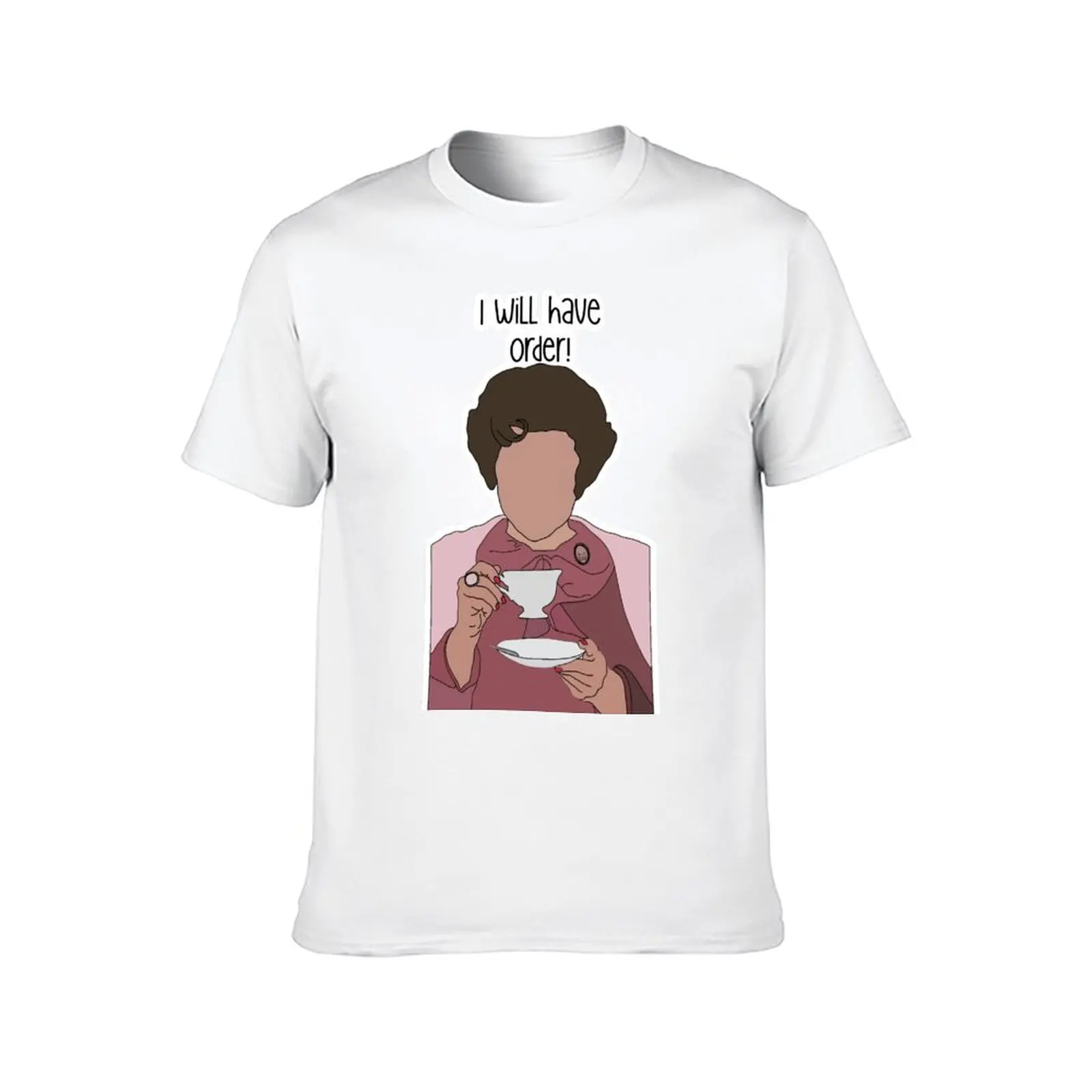 سوف لطلب قمصان مضحكة تي شيرت قطن تي شيرت دولوريس 100% رجل لديهم مظلة ورسومات