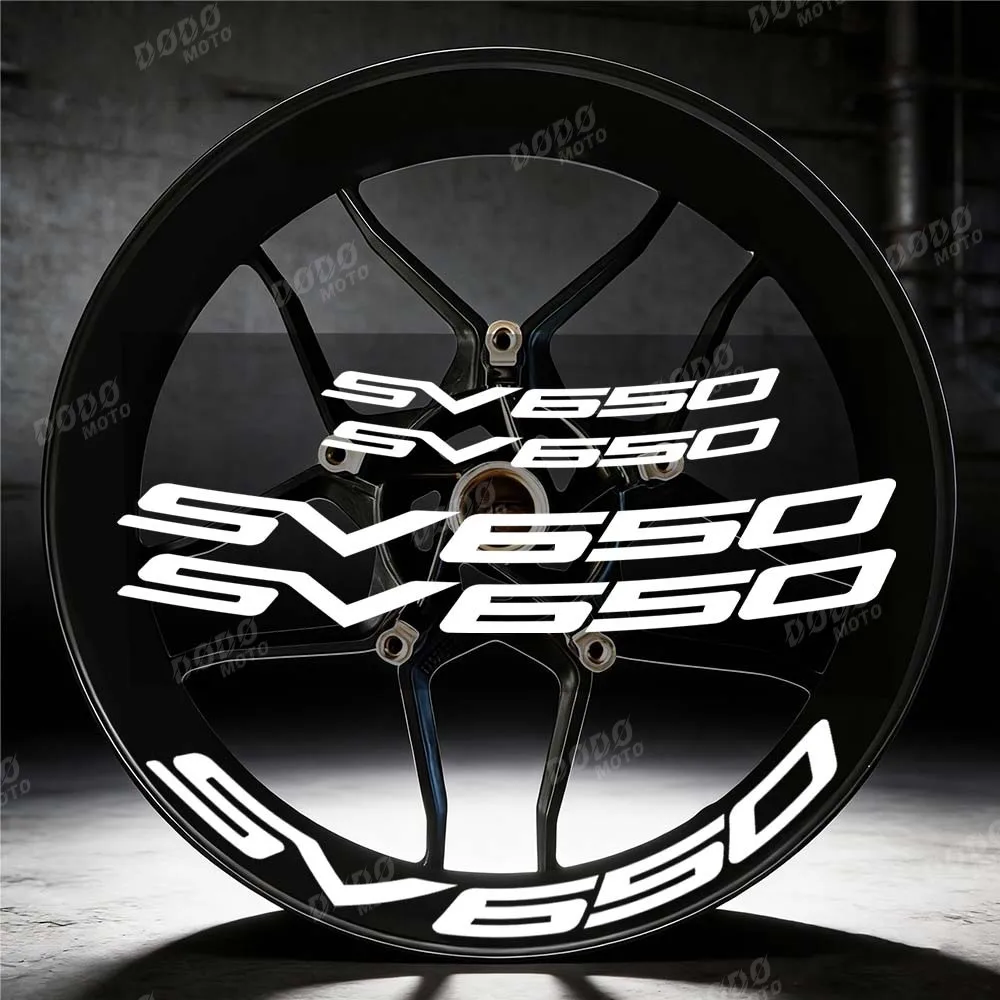 

For SV650 SV650S 2023-2016 SV 650 sv 650 x Motorcycle Accessories Reflective Wheel Sticker Inside of Hub PVC Decals Waterproof