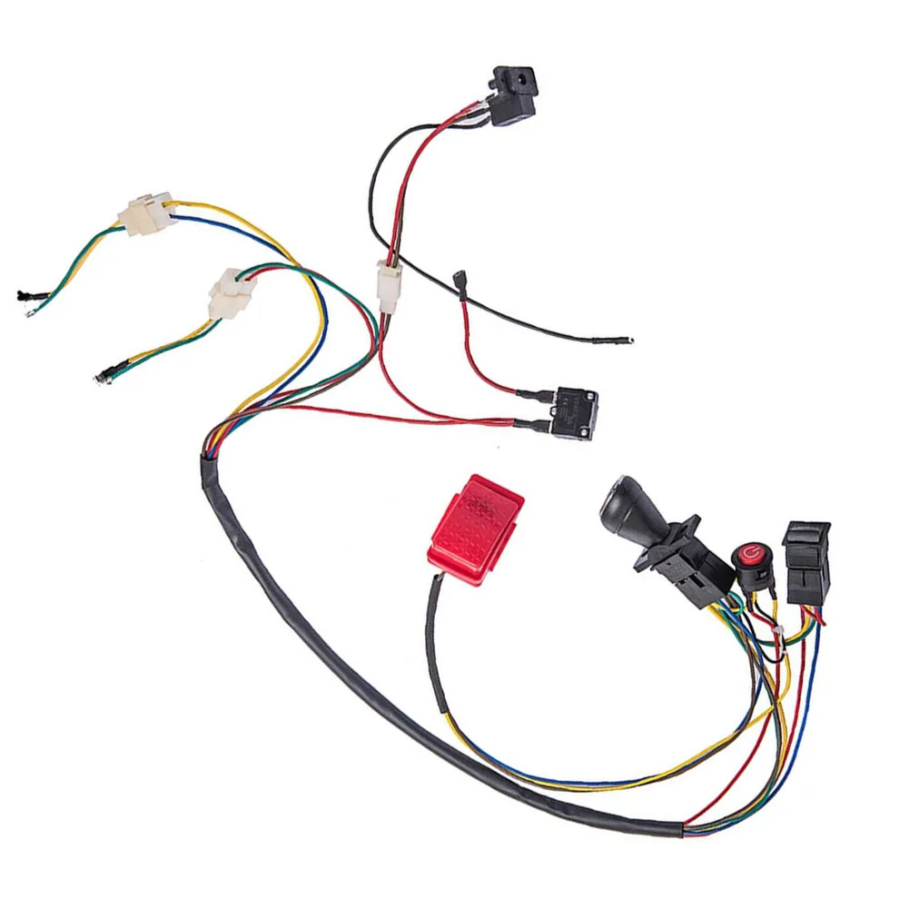  Self-Made High-Power Children Electric Ride On Car  Wires Harness Switch Electric Car DIY Accessories