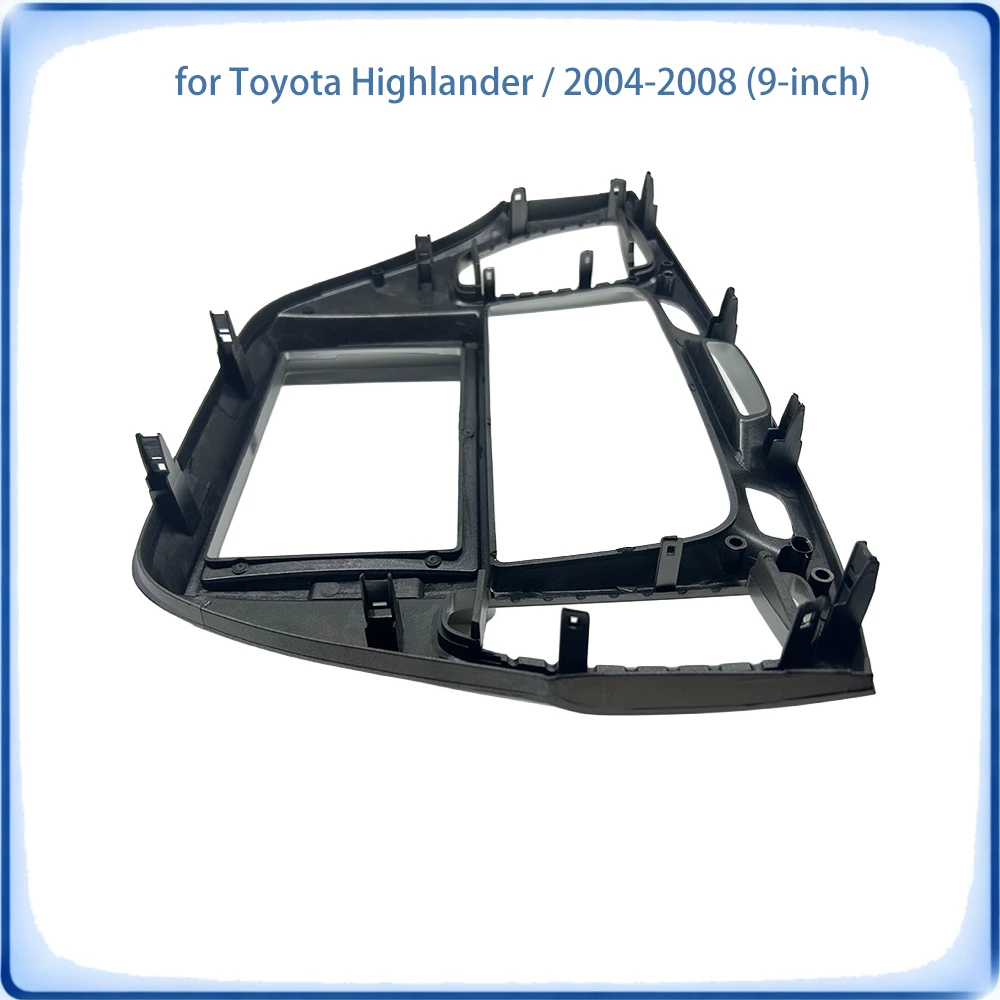Car Radio Fascia Frame For Toyota Highlander 2004-2008 9 inch Stereo Canbus Wiring Harness