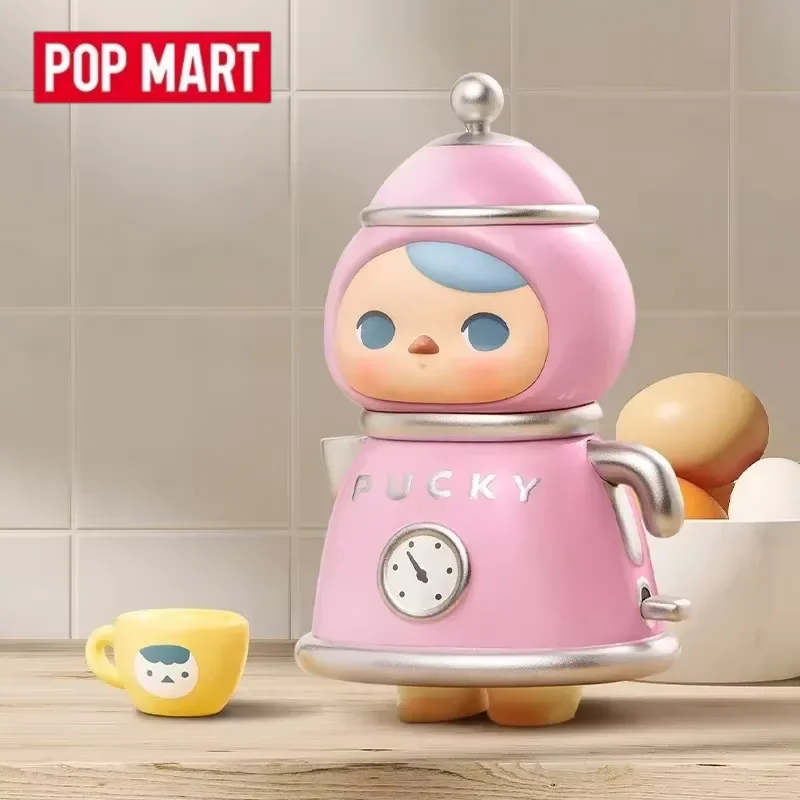 

Pop Mart Pucky Home Time Series слепая коробка Mystery Box Guess Bag игрушки куклы милые аниме фигурки настольные украшения
