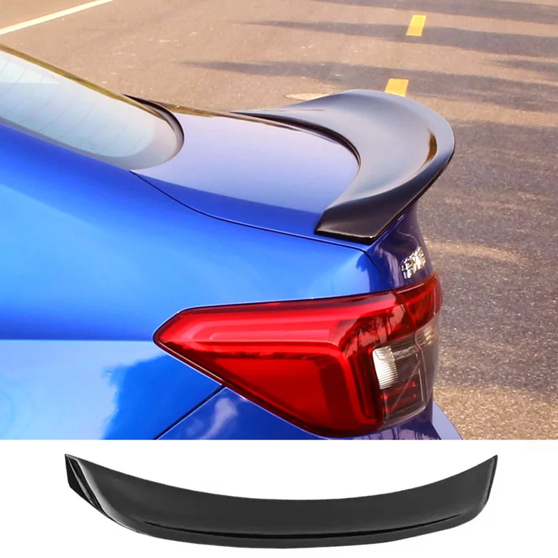 Rear Wing for Honda Civic Tail Fin 2021 22 23 11th Generation Carbon Paint Spoiler Type R 4 Door Sedan Saloon Car Accessories