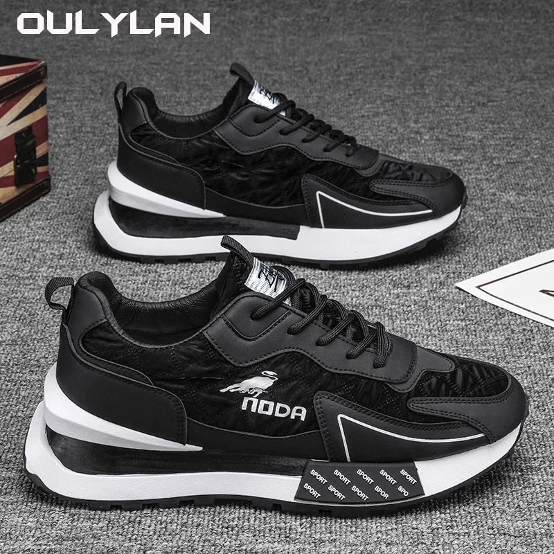 Oulylan Retro Running Shoes Men Sneakers Fashion Outdoor Jogging Sports Shoes Breathable Footwear Walking Shoes For Men