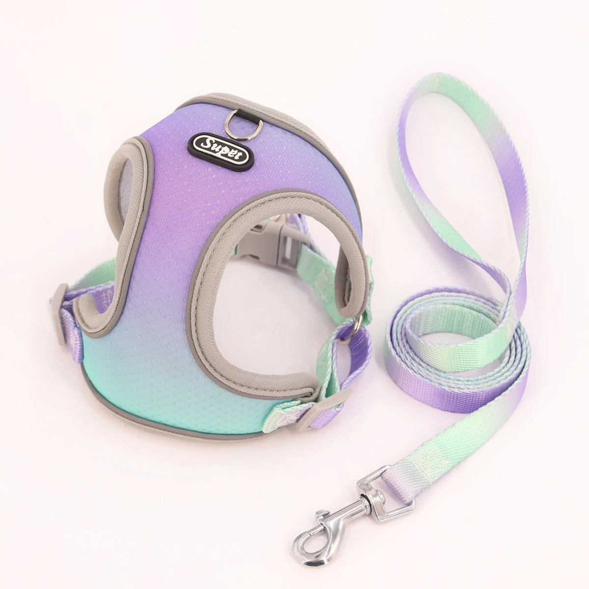Adjustable Reflective Soft Dog Harness Breathable Pet Vest_voghion.com