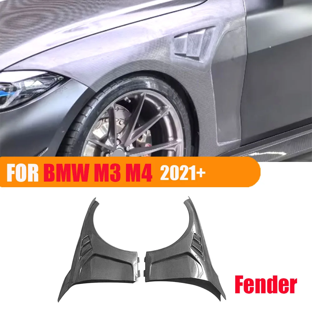 

VACOMUL Dry Carbon Fiber Front Fender Vent Trim Cover For BMW G80 M3 G82 G83 M4 2021+ Car Side Accessories