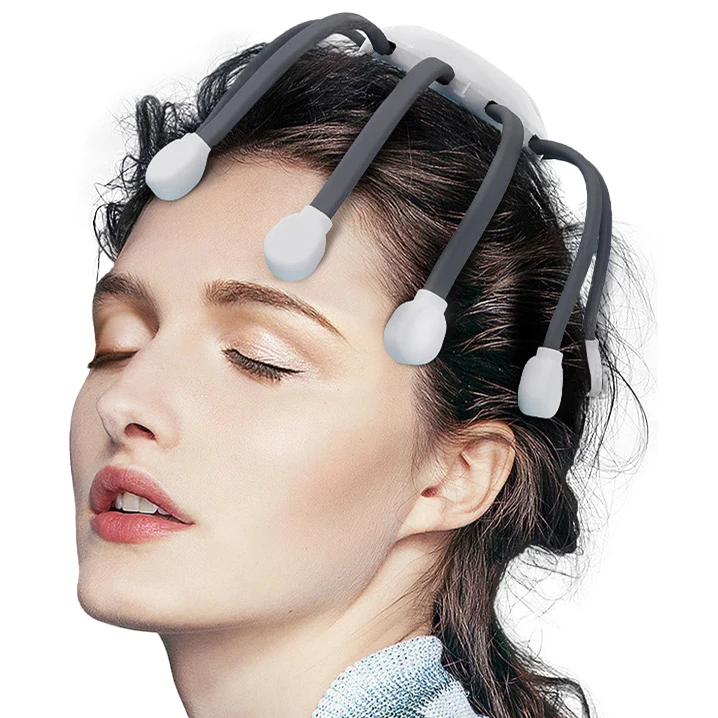 

Electric Head Vibration Full Body Relax Scalp Massage Promotes Blood Circulation Relieves Fatigue Octopus Head Massager