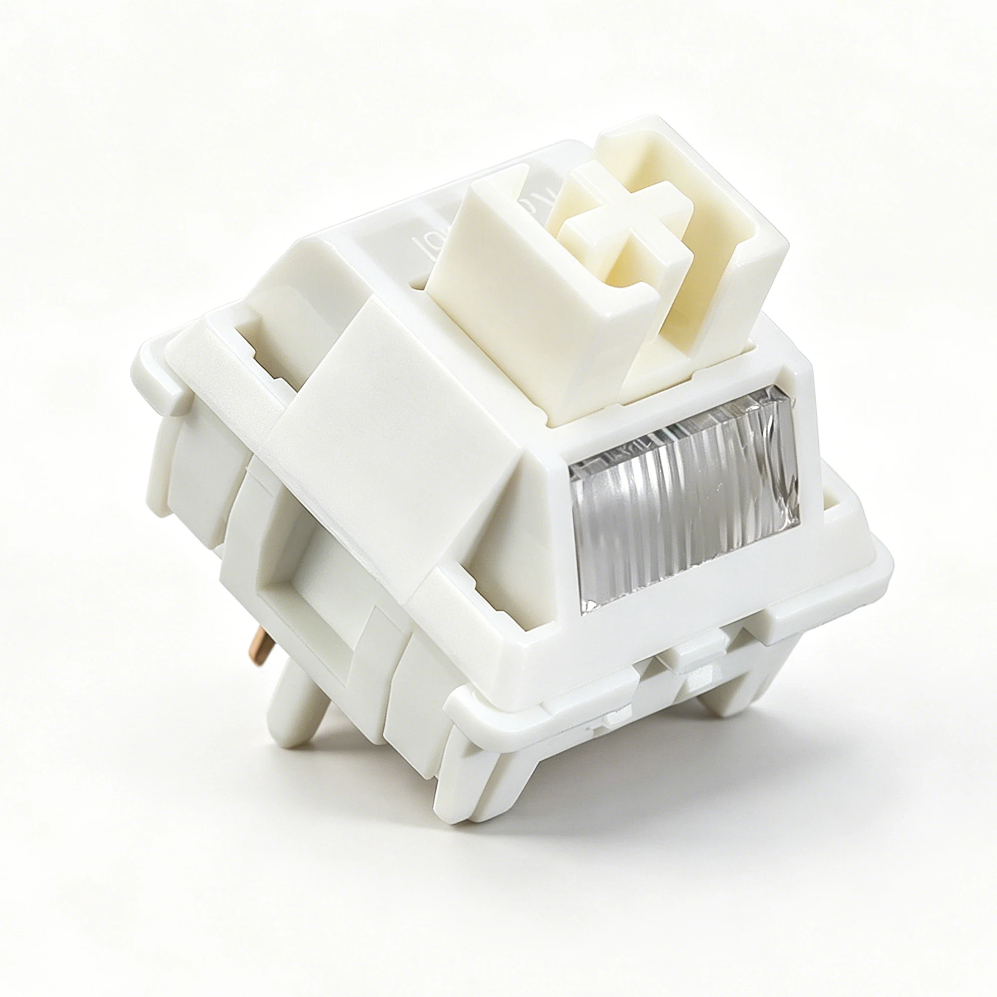 Keycool Walk Snow Switch Weiß 38gf 5-Pin Linear Creamy Switches HIFI für individuelle DIY 60% Gaming mechanische Tastaturen POM vorgeschmiert – Detail 7
