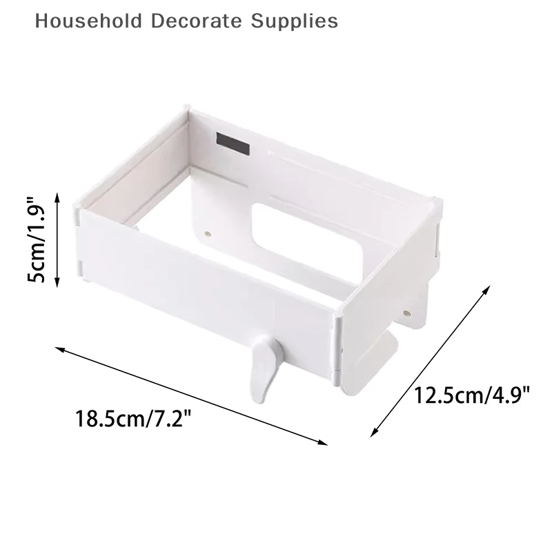 معلقة كيس قمامة حامل كيس النفايات قابل للطي رف معلق المنزل المطبخ الحمام المحمولة تخزين الرف