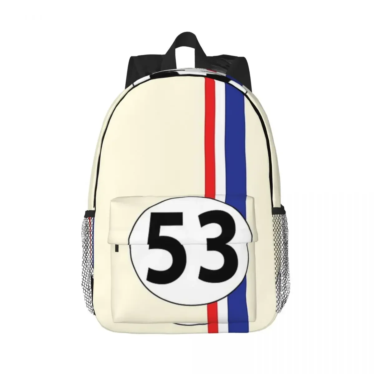 Herbie, Number 53 Backpacks Boys Girls Bookbag Casual Children School Bags Travel Rucksack Shoulder Bag Large Capacity