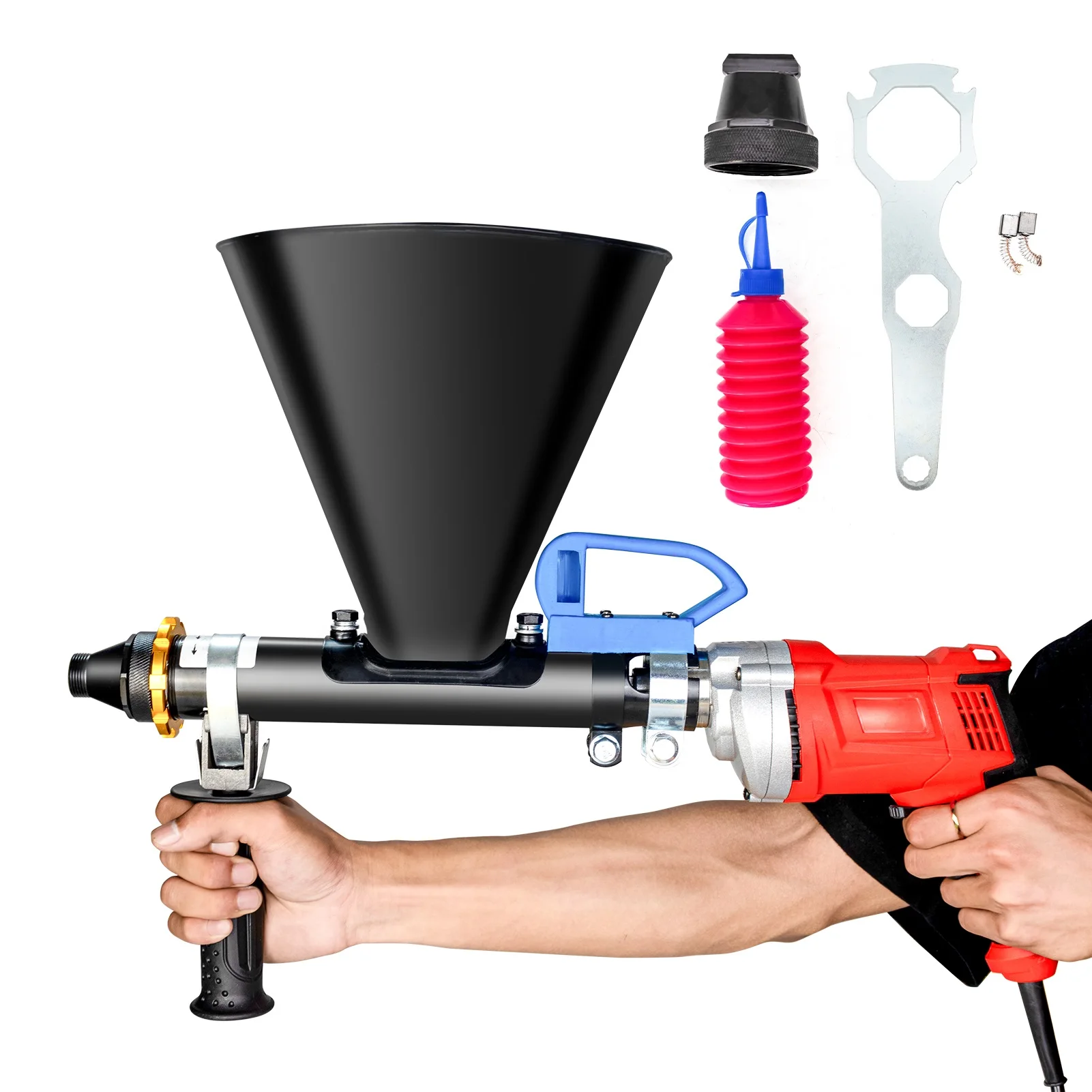 

High Quality Electric Cement Mortar Gun Caulking Machine Mortar Gun with Drill