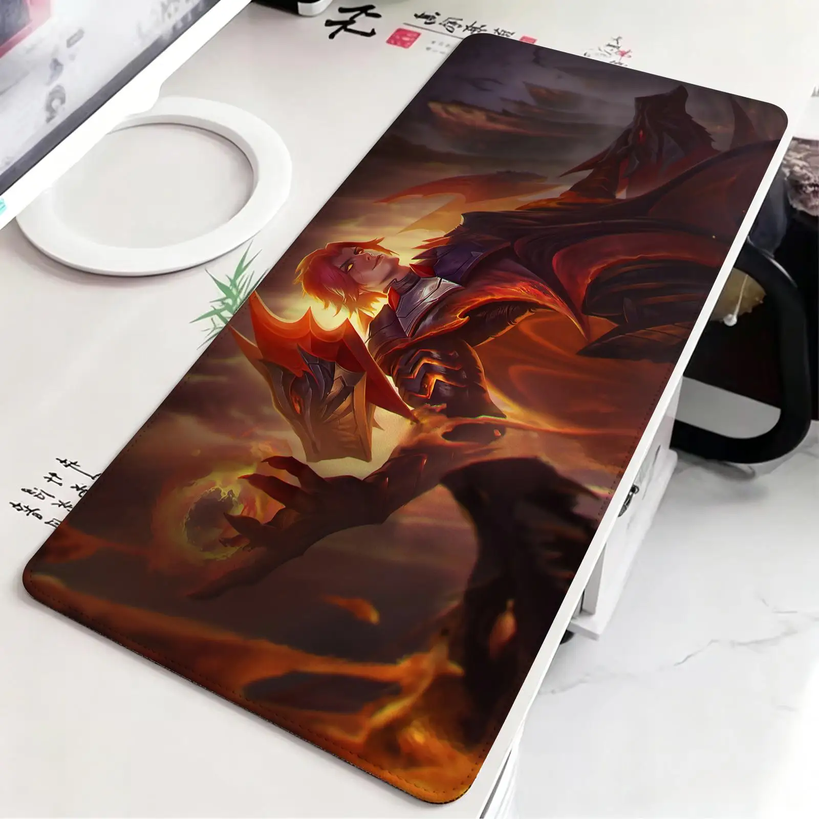 Mouse Pad Esports gaming mouse pad, stitched edge computer desk mat,anime style desktop mouse mat hot game Arena of Valor