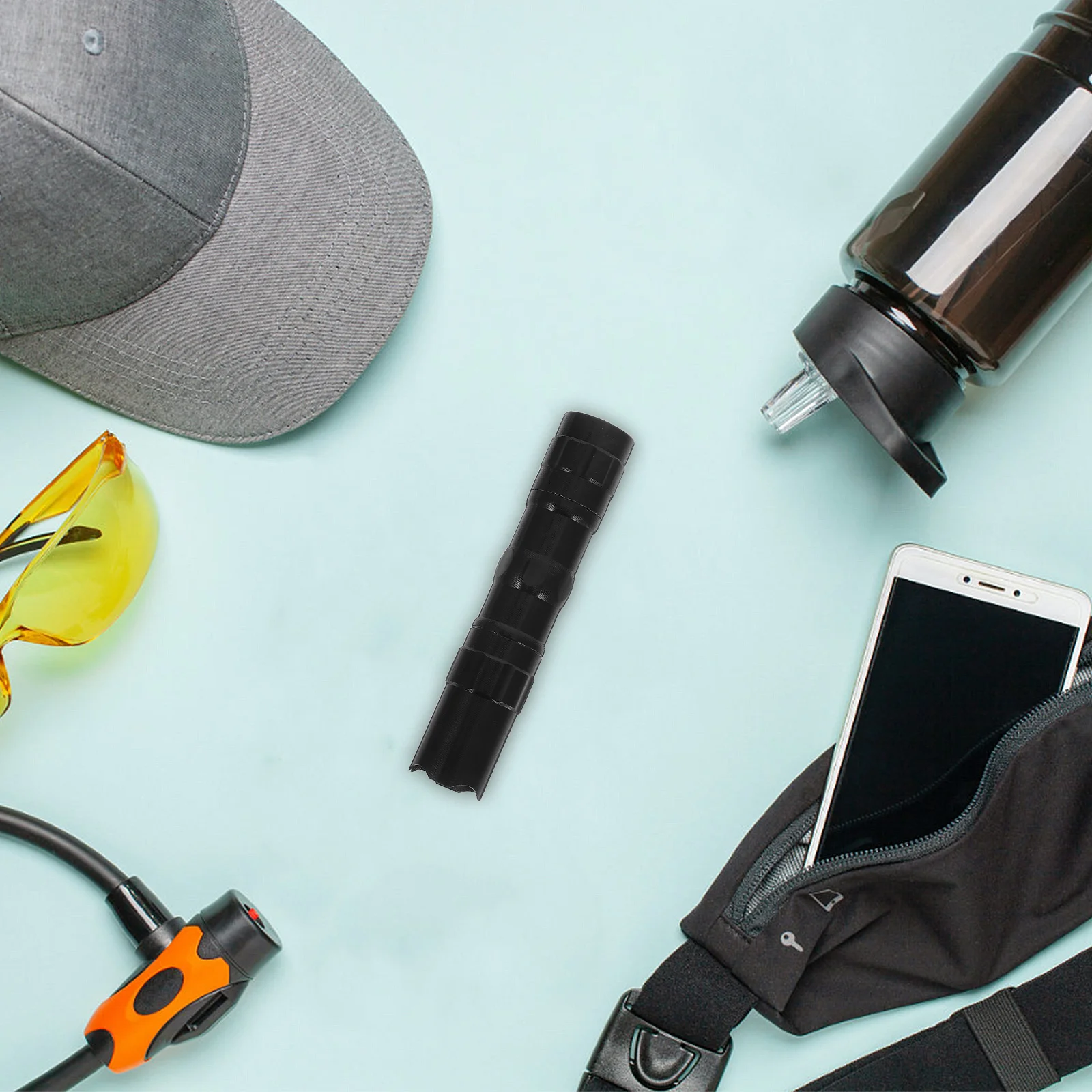 

Mini Black 3W LED Flashlight Waterproof Shockproof Bright White Light Portable for Outdoor Camping Hiking Fishing Hunting