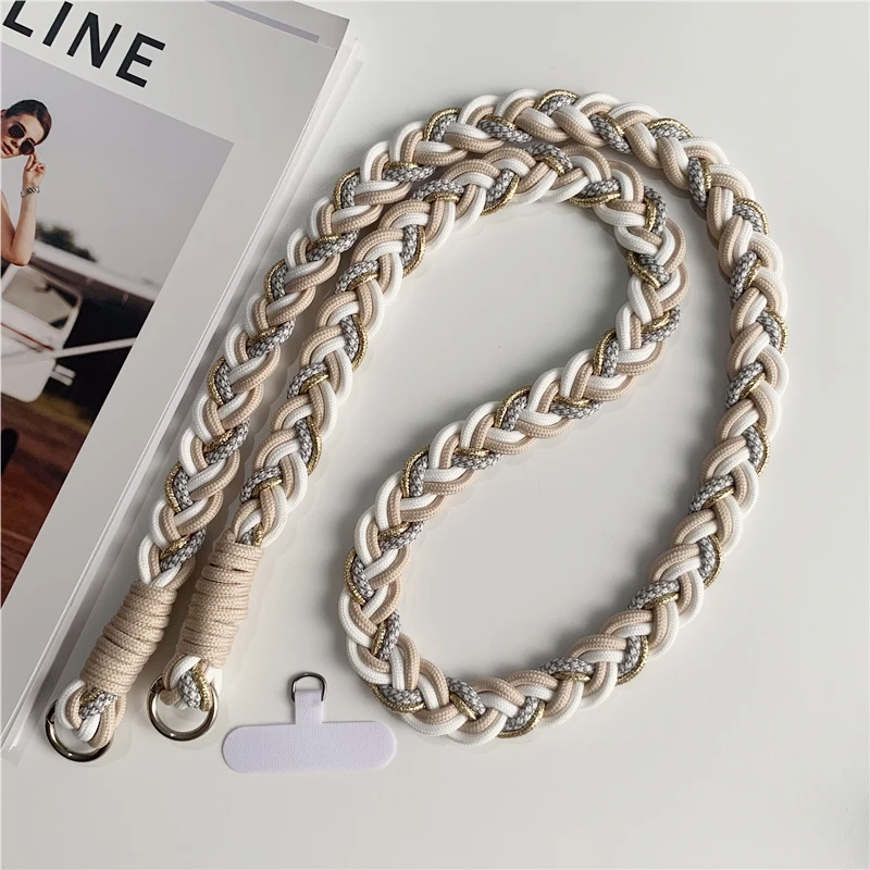 Nieuwe telefoonkoord Afneembare verstelbare ketting Lanyards voor tas Camera Crossbody Mobiele telefoonriemen Nekclip Koord Touw