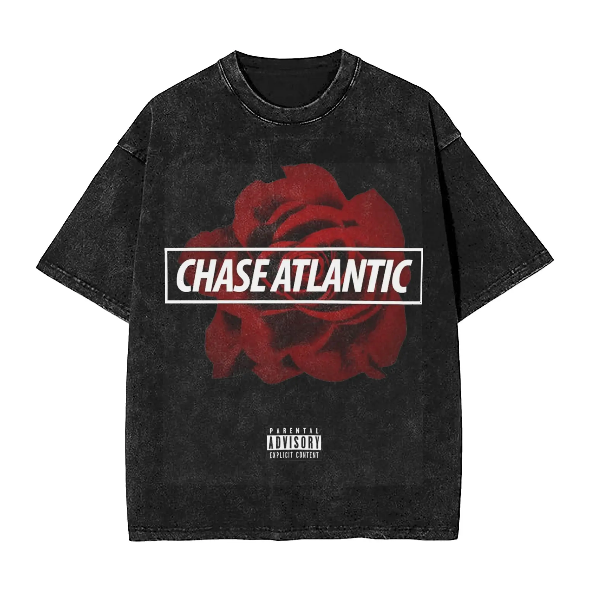 2024 Summer Chase Atlantic rock music band  Washed Shirt Merch Harajuku T-Shirts  Men Women Tee Shirt