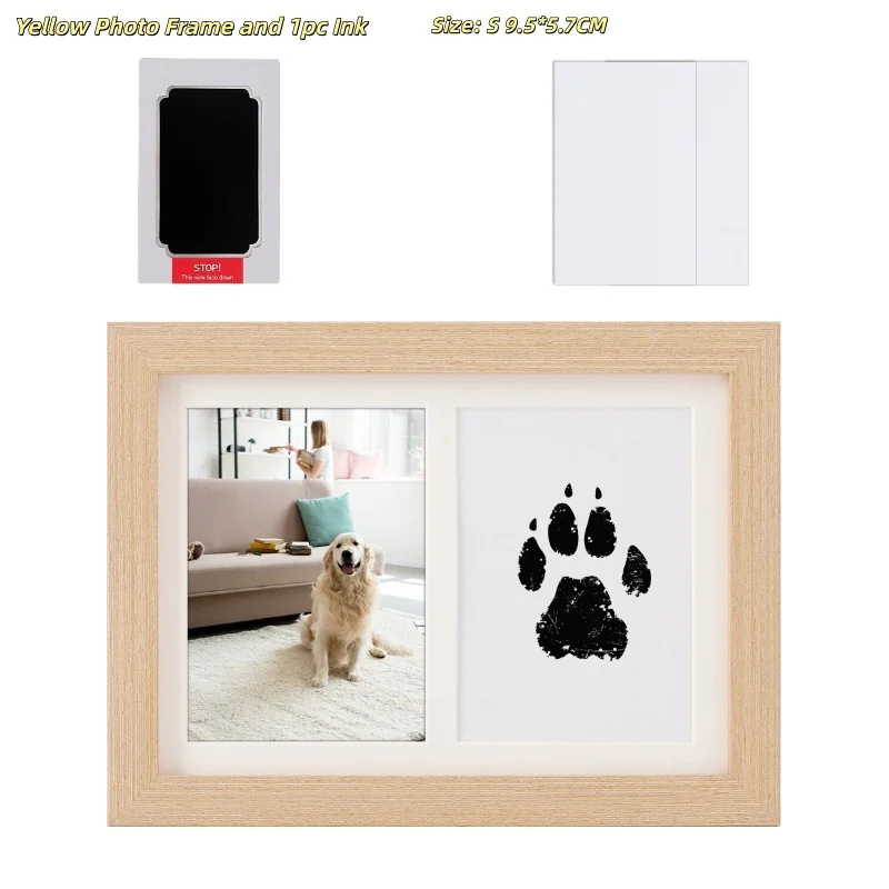 Haustier-Hund- und Katzenpfotenabdruck-Stempelset, sicher, ungiftig, für Baby-Handabdrücke, abwaschbar, leicht zu reinigen, DIY-Fußabdrücke, Haustier-Souvenirs, Top-Bewertung – Detail 11