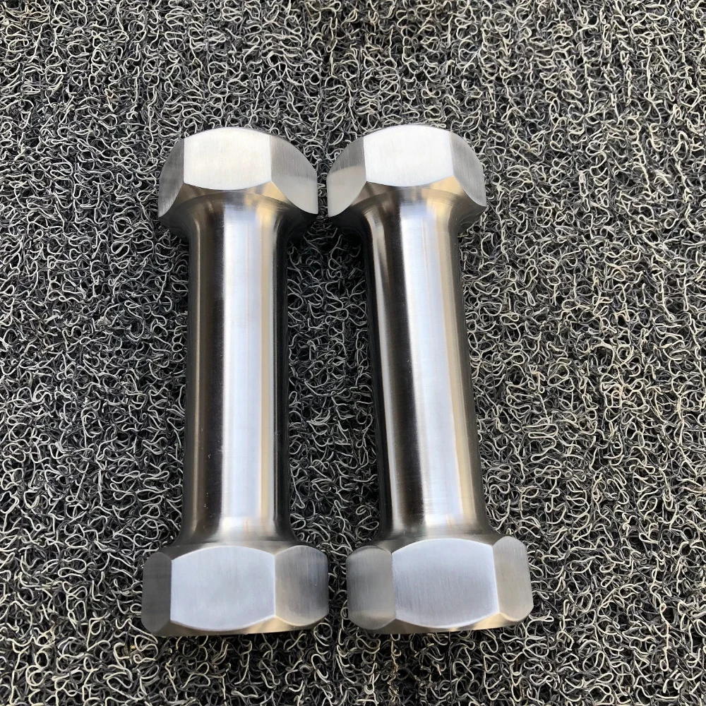 2PCS 304 Stainless Steel Hexagonal Solid Dumbbells – 1kg Each, Boxing Training, Odorless, Rustproof, Washable Fitness Hand Weigh
