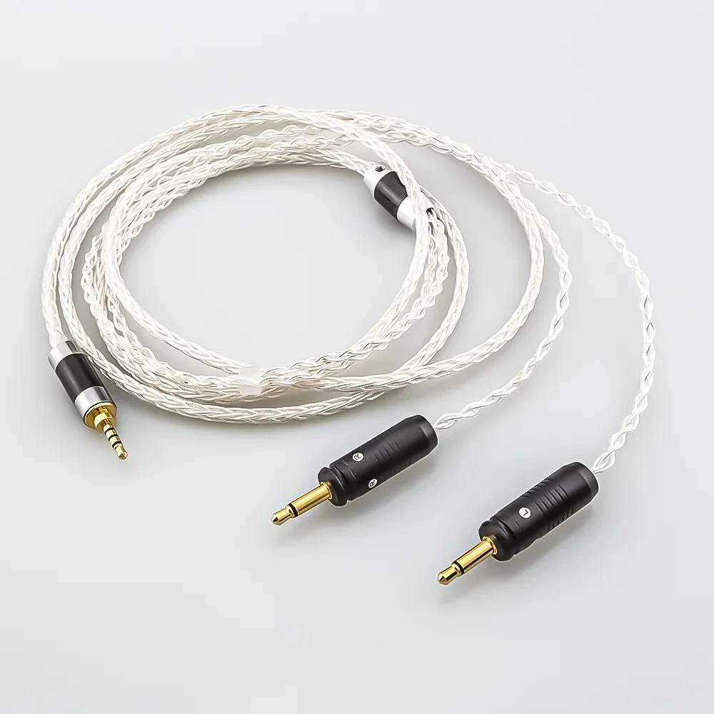 

HiFi 8Core Silver Plated 2.5 4.4 6.5mm/4pin XLR Clear Celestee For Focal ELEAR Headset French Utopia Upgrade Headphone Cable