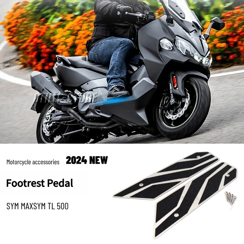 

Новинка для SYM MAXSYM Maxsym TL500, аксессуары для мотоциклов, задняя подножка из нержавеющей стали, ступеньки, подставка для ног, педаль