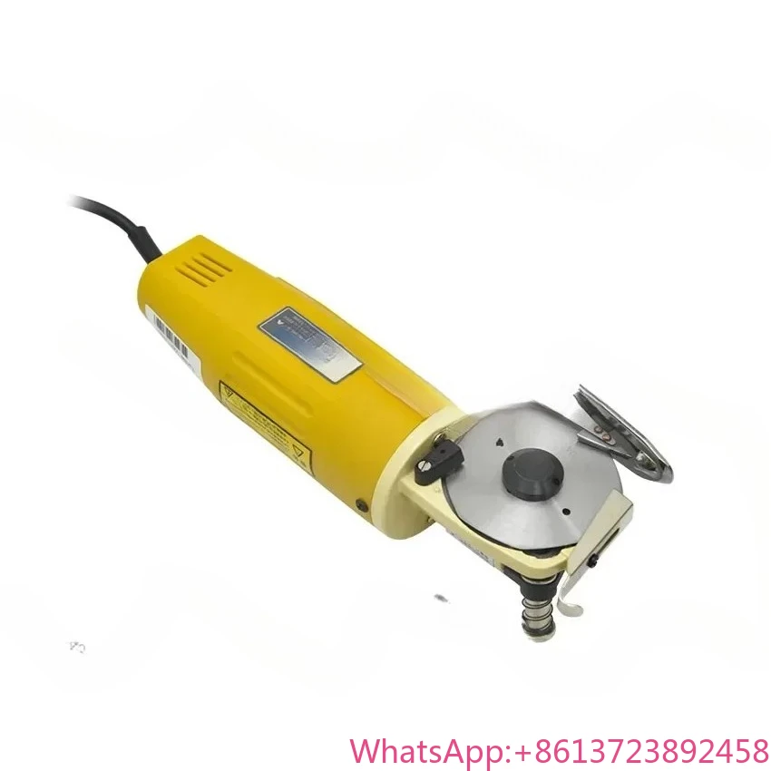 

Electric Cloth Cutter Fabric Round Knife Cutting Machine YJ-70A type Blade Diameter 70mm ,2400R Max Cutting Thickness 25MM