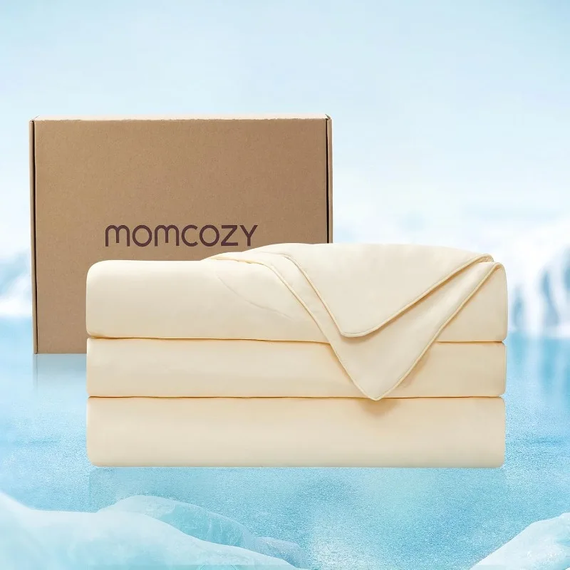 

Momcozy Life CoolMurm Cooling Comforter for Hot Sleepers, Full/Queen 90"x90" Pregnancy Cooling Blanket, All-Season Lightweight