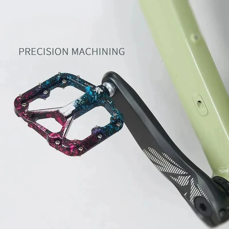 Bicycle pedal made of aluminum alloy, ultra-lightweight and sealed 3Bearing mountain bike pedals Accessories Mountain 1pcs
