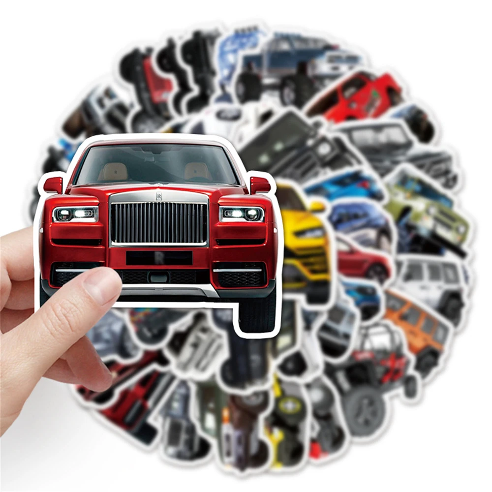 10/30/50PCS Urban SUV Personality Fashion Off-Road Vehicle Graffiti Sticker Bike Skateboard Car Helmet Laptop Computer Wholesale