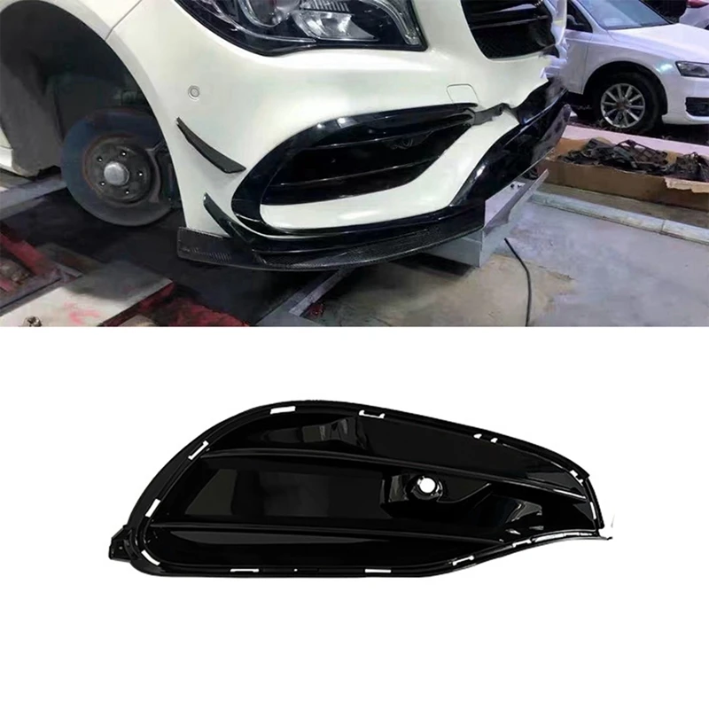 

Fog Light Cover Front Bumper Grille Fog Light Grille For Mercedes Benz CLA Class W117 AMG Sports Edition 2017-2019