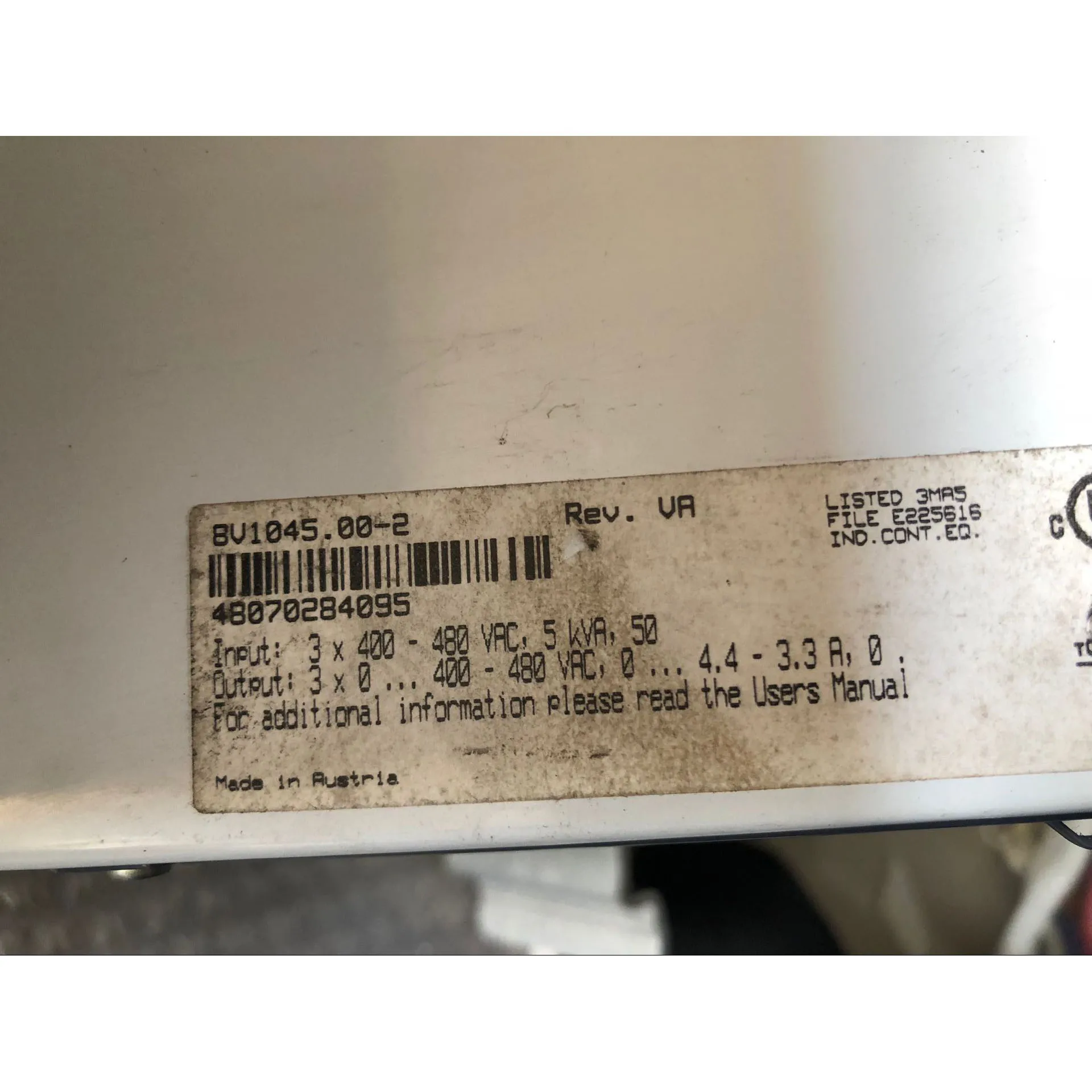 

Сервопривод B&R 8V1045.00-2