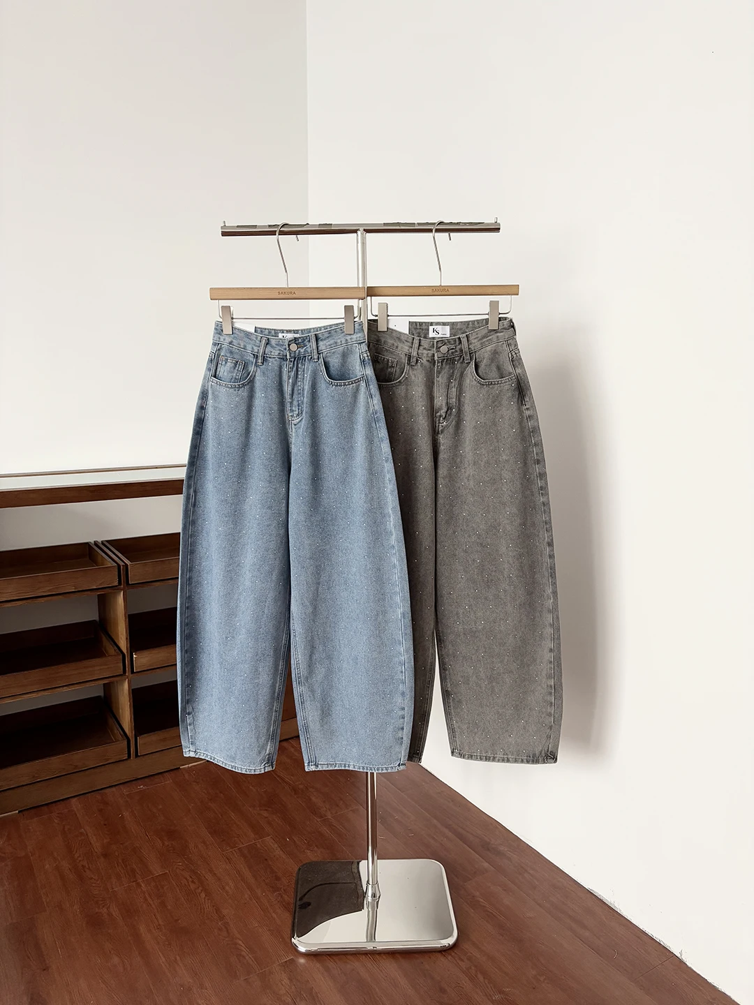 

High Waist Wide Leg Denim Jeans Women's Summer Loose Casual Knife Pants Versatile Korean Style Slim Straight Long Trousers