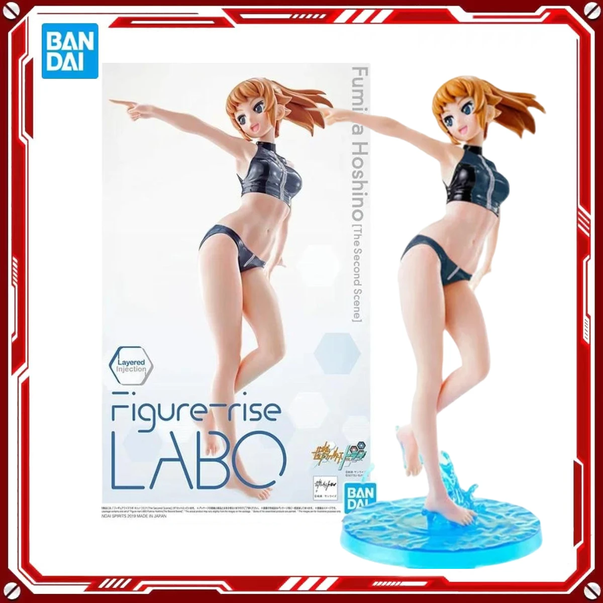 

Genuine Bandai Original Figure Model Kits Figure Rise LABO TSS FUMINA HOSHINO Anime Figures Action Model Toys Gifts