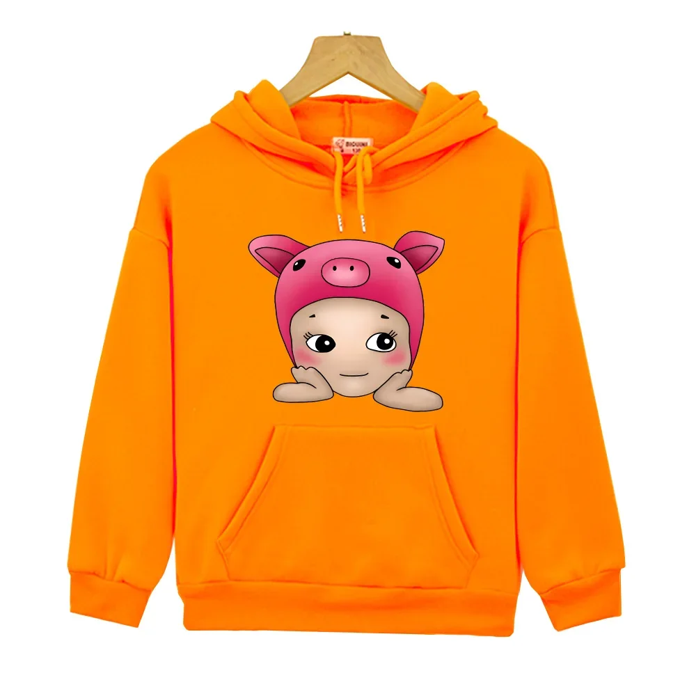 

Sonny Angel Cute Pig Paint Anime Hoodies Cartoon Sweatshirt Boys Clothing Pullovers Tracksuit Kids Clothes Girls y2k sudadera