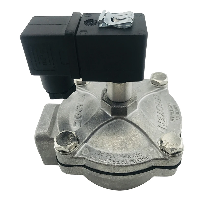 CAC25T4012 DN25 1 Inch Right Angle Solenoid Pulse Valve Dust Removal Valve DC24V AC220V