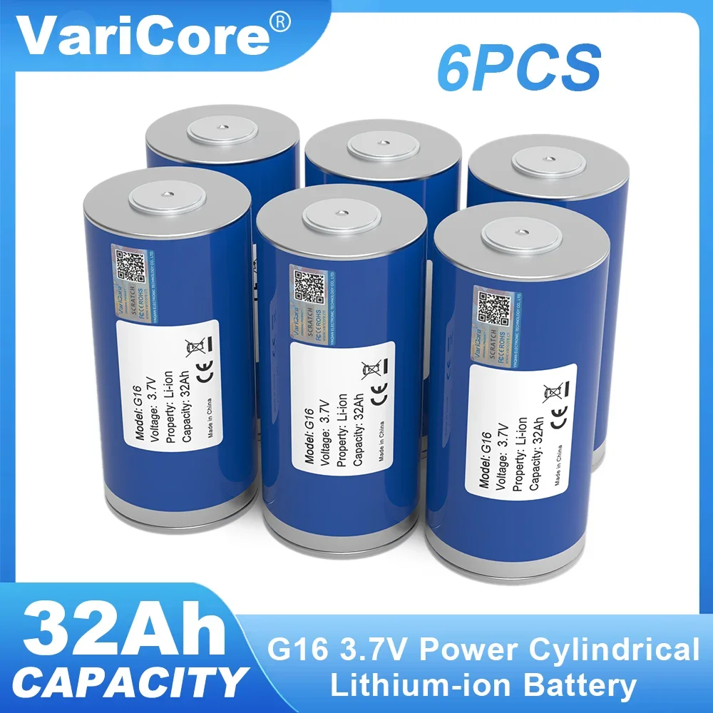 6x Varicore 3,7 v 32ah Lithium-Akku 10c 320a Entladung DIY Kfz-Zündung Energie speicher Wechsel richter