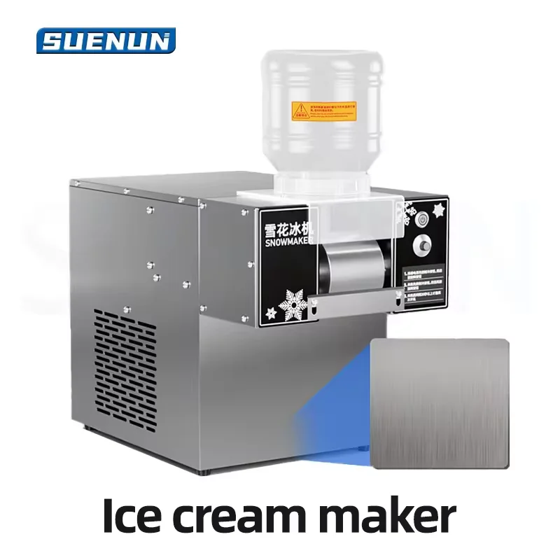 Machine à Crème Glacée en Forme de Flocons de Neige, Appareil Commercial Continu, Lait Pilé, Coréen