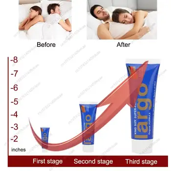 Originální krém Largo Message pro muže, zvětšovací krém na tělo, Německo 100 g, zvětšovací krém na tělo Message Therapy 8 nejlepší prodej Largo krém - №1